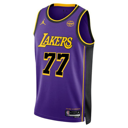 Luka Dončić Los Angeles Lakers Unisex Jersey - Statement Bibigo Edition - Purple