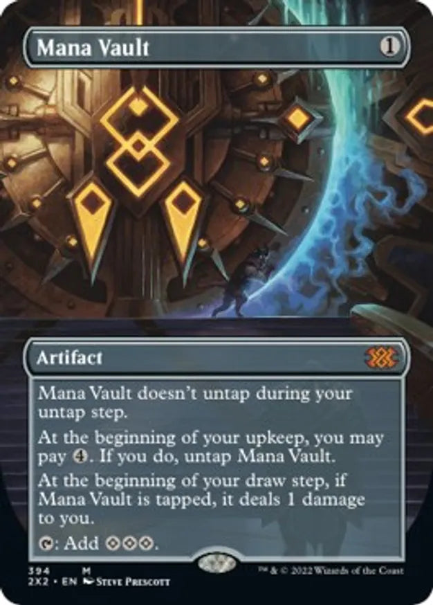 Mana Vault (Borderless) - Double Masters 2022 (2X2)