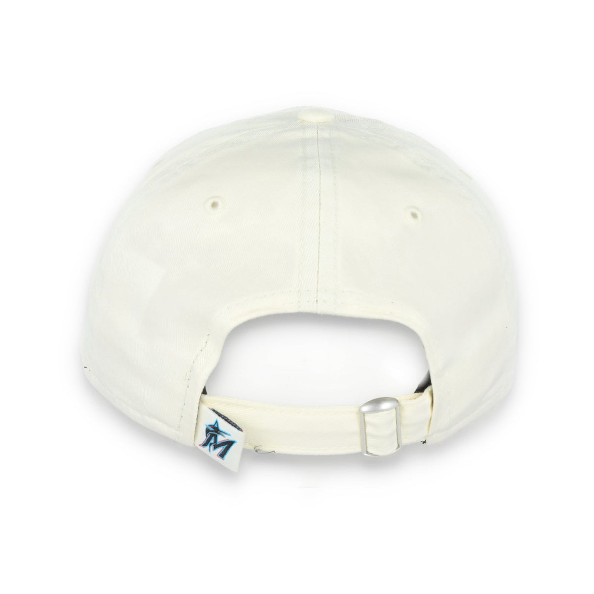 New Era Miami Marlins Core Classic 2.0 9Twenty Adjustable Hat-Ivory