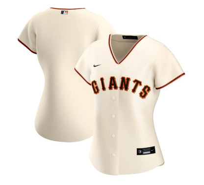 Nike Women's San Francisco Giants Cream Home 2020 Replica Team Jersey