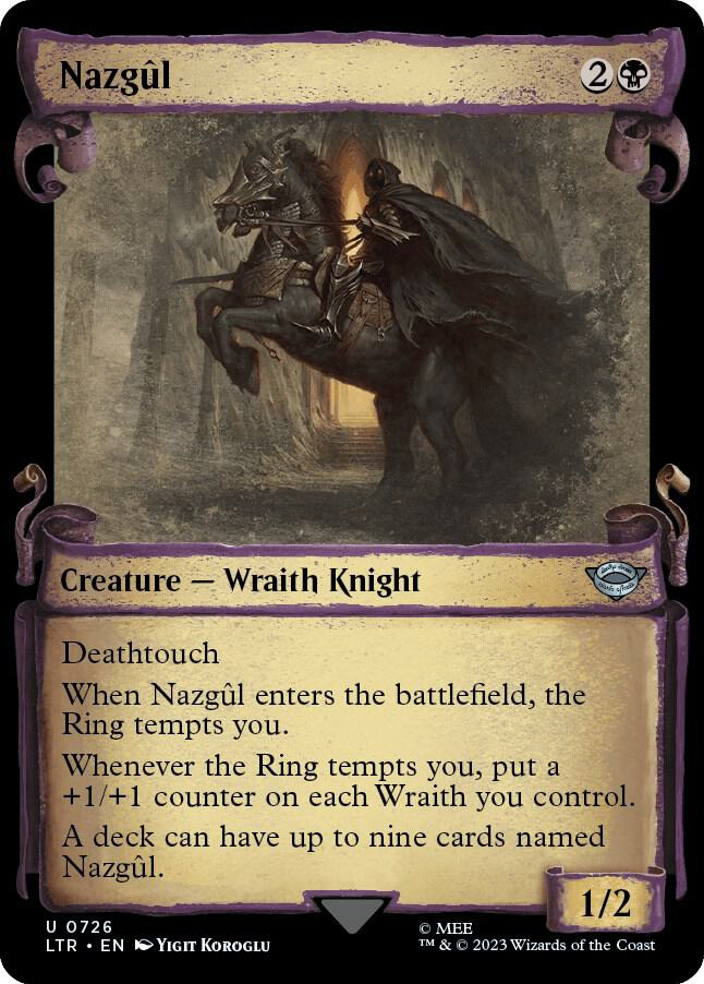 Nazgul (0726) (Showcase Scrolls) - Universes Beyond: The Lord of the Rings: Tales of Middle-earth (LTR)