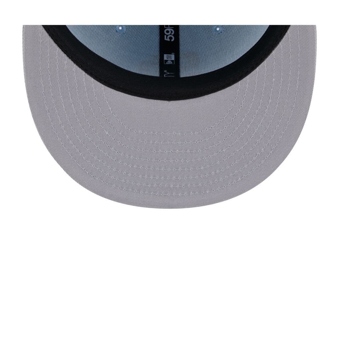 New Era New York Yankees 2-Tone Color Pack 59FIFTY Fitted Hat-Light Blue/Gray