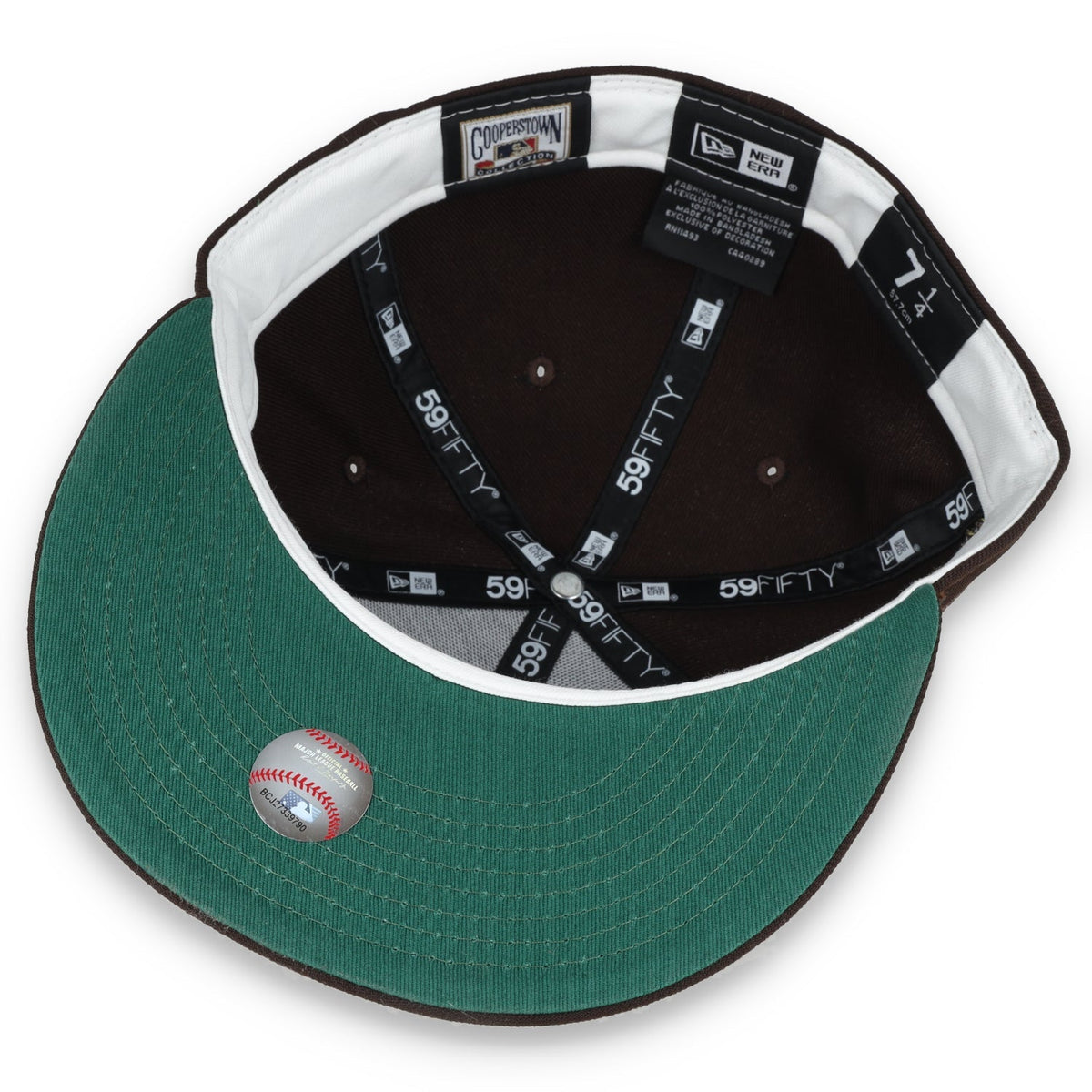 New Era San Diego Padres Laurel All Star Game 1978 Side Patch 59fifty Fitted Cap-Brown
