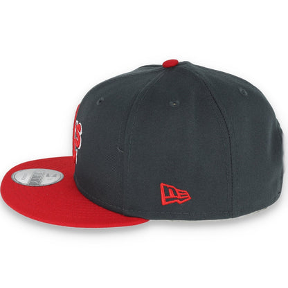 New Era Oakland Athletics 2-Tone Color Pack 9FIFTY Snapback Hat - Grey/Scarlet