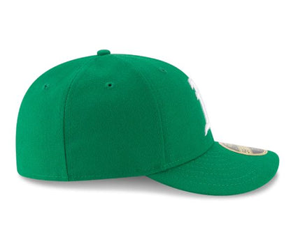 OAKLAND ATHLETICS ALTERNATE COLLECTION LOW PROFILE 59FIFTY FITTED-ON-FIELD COLLECTION-GREEN
