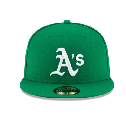 OAKLAND ATHLETICS ALTERNATE COLLECTION 59FIFTY FITTED-ON-FIELD COLLECTION-GREEN
