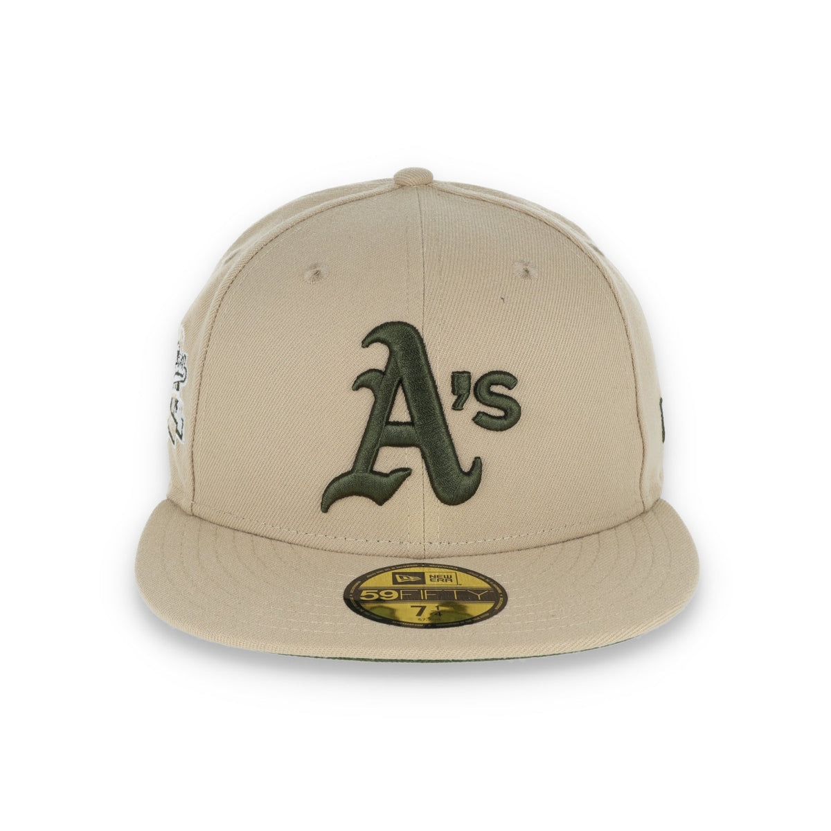 New Era Oakland Athletics 1989 World Series Patch 59FIFTY Fitted-Camel/Rifle