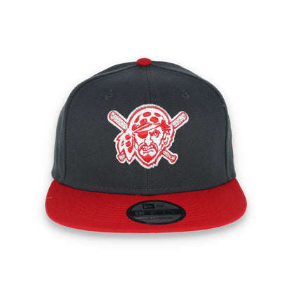 New Era Pittsburgh Pirates 2-Tone Color Pack 9FIFTY Snapback Hat - Grey/Scarlet