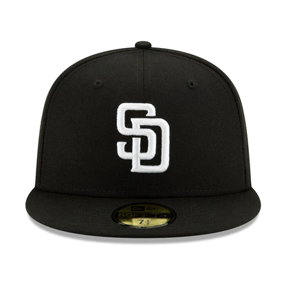 New Era San Diego Padres Side Patch 2015 All Star Game 59FIFTY Fitted Hat-Blk/Wht