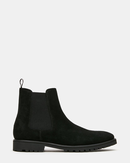 AUGUST BLACK SUEDE