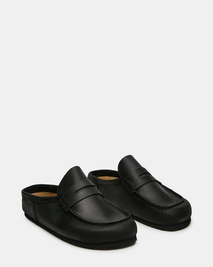 WYATT BLACK LEATHER