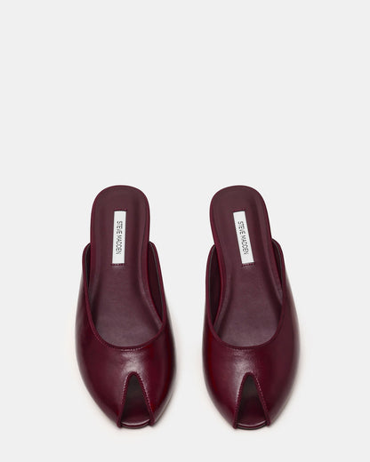 BLOSS BURGUNDY LEATHER
