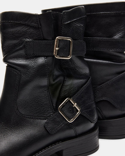 DENIS BLACK LEATHER