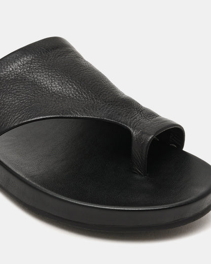 KESSEY BLACK LEATHER