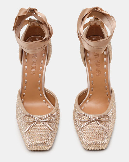 LARINA CHAMPAGNE RHINESTONES