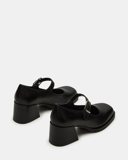 LISBON BLACK LEATHER
