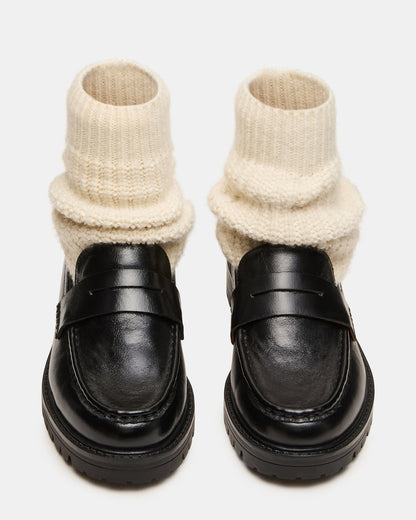 MATEO BLACK LEATHER