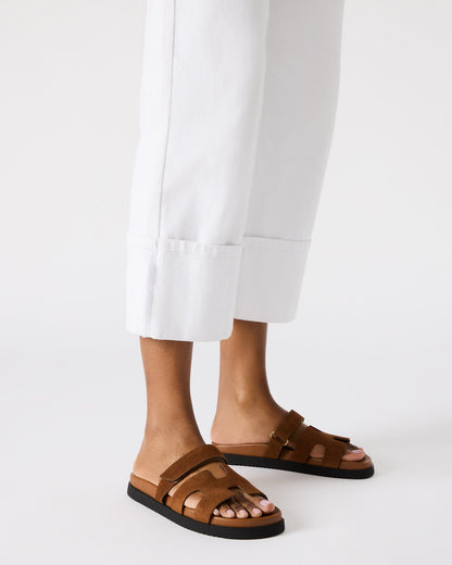 MAYVEN CAMEL SUEDE