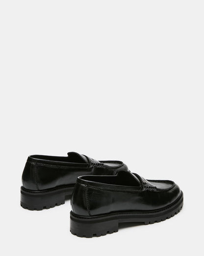 MIRAN BLACK LEATHER