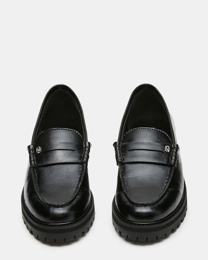MIRAN BLACK LEATHER