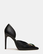 NYSA STONE BLACK LEATHER