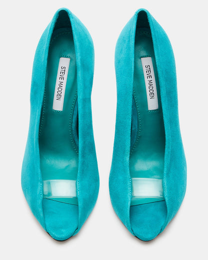 SANTINO TEAL SUEDE
