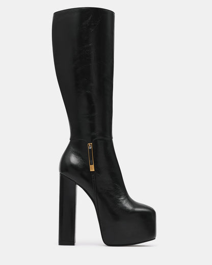 SCORN BLACK LEATHER