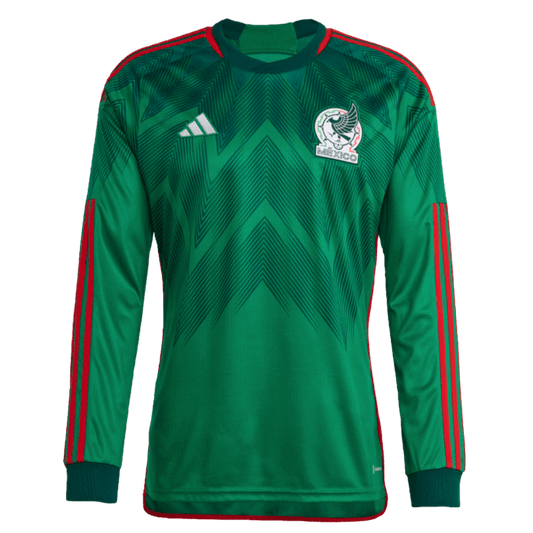 Adidas Men's Mexico 2022 World Cup Long Sleeve Home Jersey