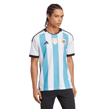 Adidas Argentina 2022 3-Star Winners Home Jersey