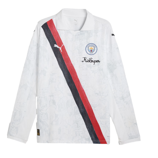 Puma Manchester City x KidSuper 2025 CWC Long Sleeve Retro Jersey