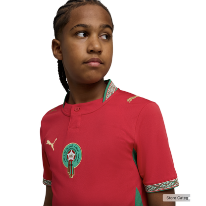 Puma Morocco 2026 Youth Home Jersey