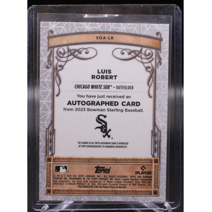 2023 Topps Bowman Sterling - Luis Robert SOA-LR - Chrome Auto /99
