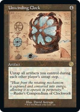 Unwinding Clock (Schematic) - The Brothers' War: Retro Frame Artifacts (BRR)