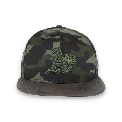 Oakland Athletics New Era 59Fifty Cap-camo/brown