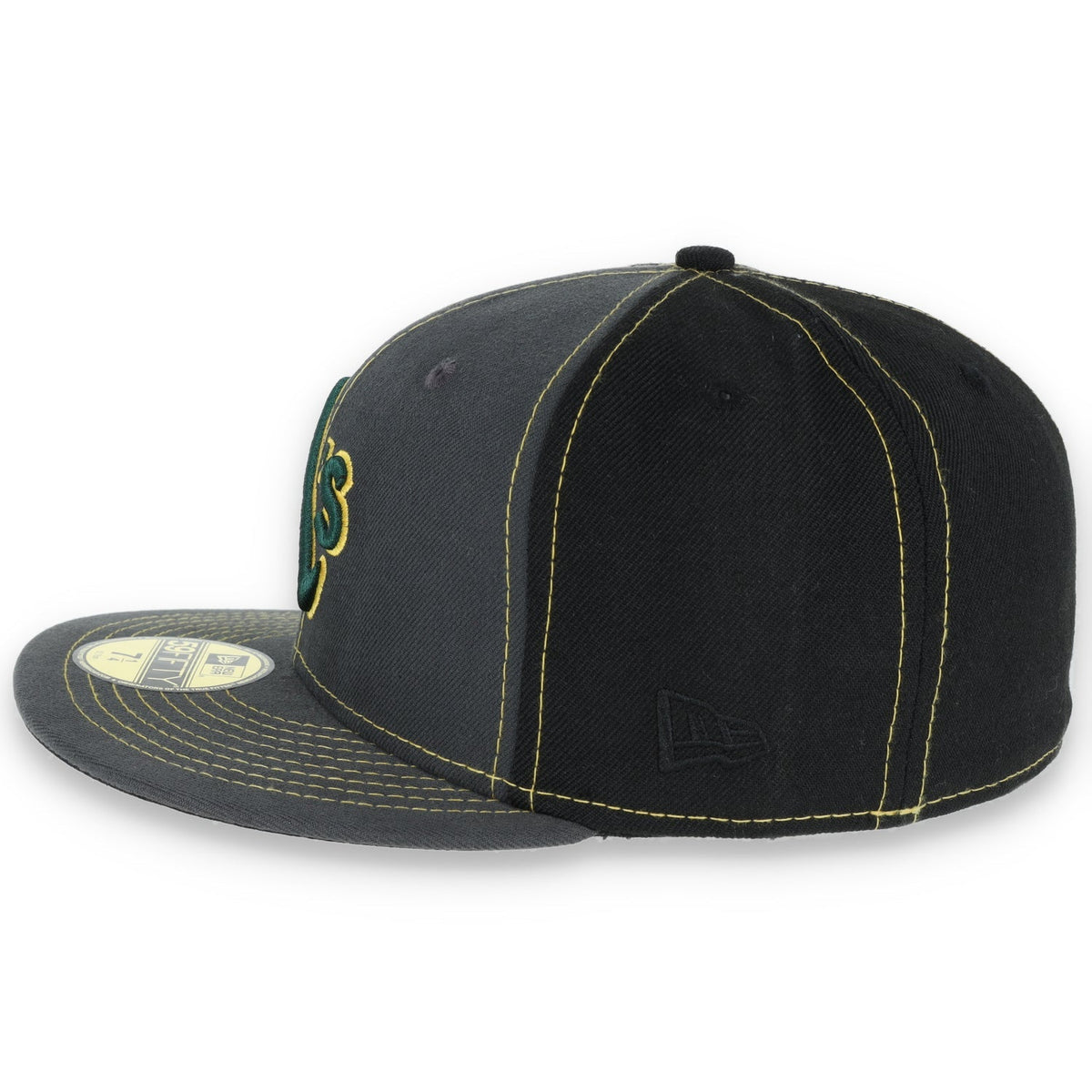 Oakland Athletics New Era 59Fifty Cap-Dark Grey/Black