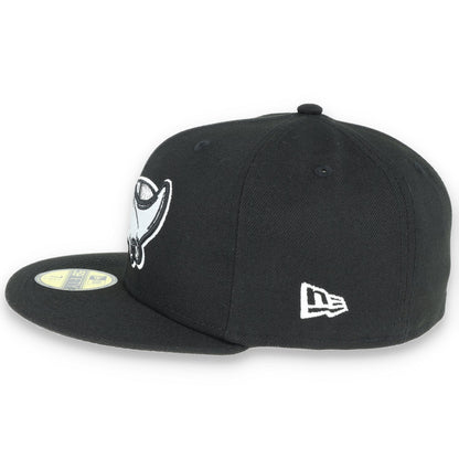 TAMPA BAY RAYS NEW ERA BASIC COLLECTION FITTED 59FIFTY-BLACK AND WHITE