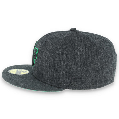 Oakland Athletics New Era 59FIFTY Cap-Heather Grey/Black