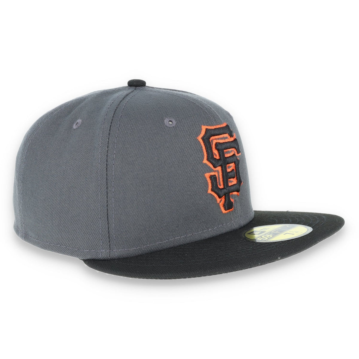 San Francisco Giants New Era 59Fifty Fitted Hat-Dark Grey/Black