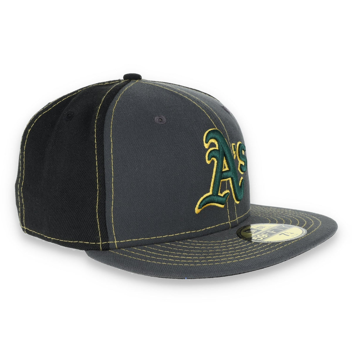 Oakland Athletics New Era 59Fifty Cap-Dark Grey/Black