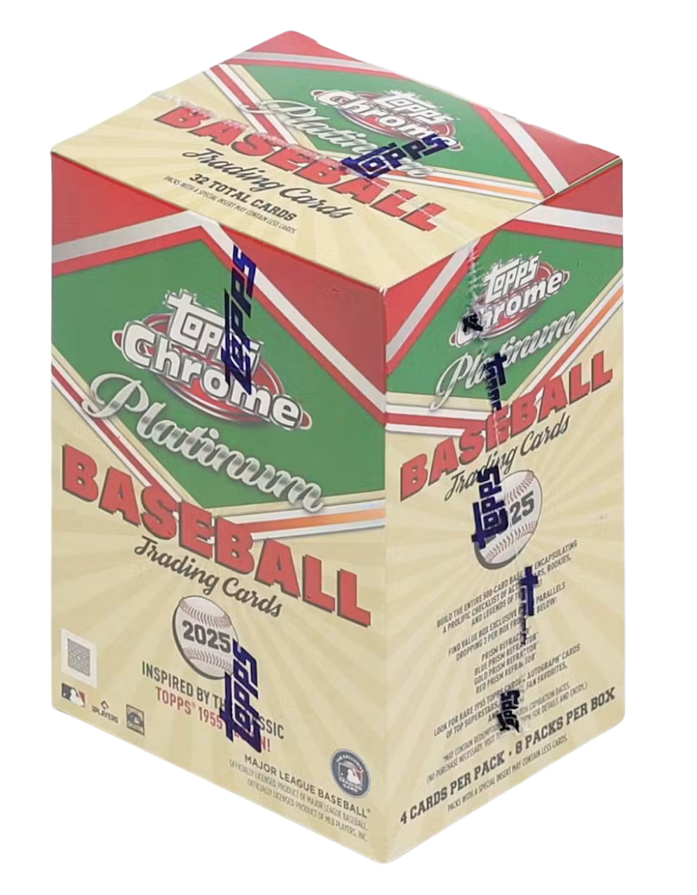 2025 Topps Chrome Platinum '55 Baseball Blaster Box