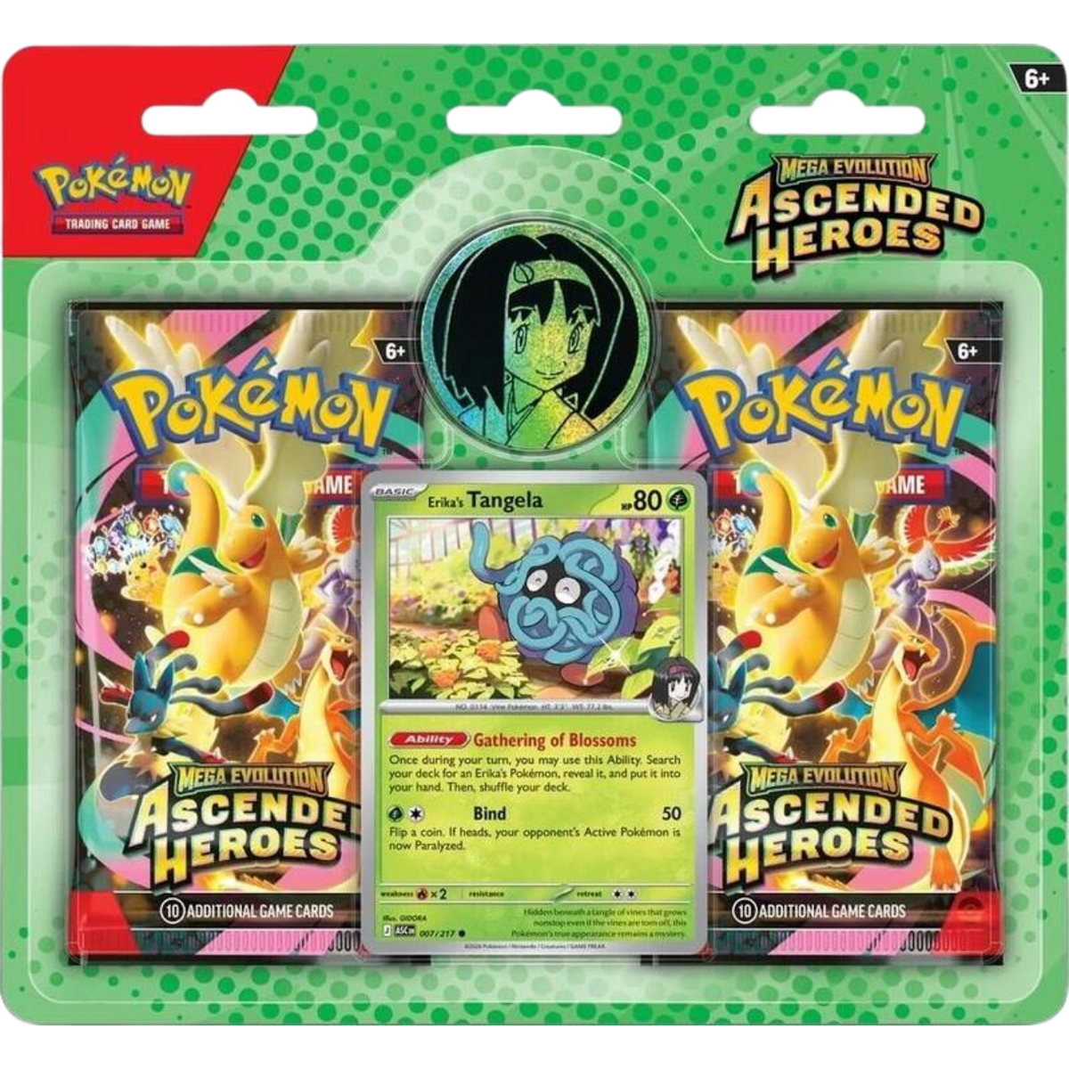 Pokemon Mega Evolution - Ascended Heroes Collection 2-Pack Blister