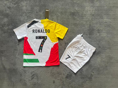 Kids Ronaldo Jersey 25/26 All Team Football Kit