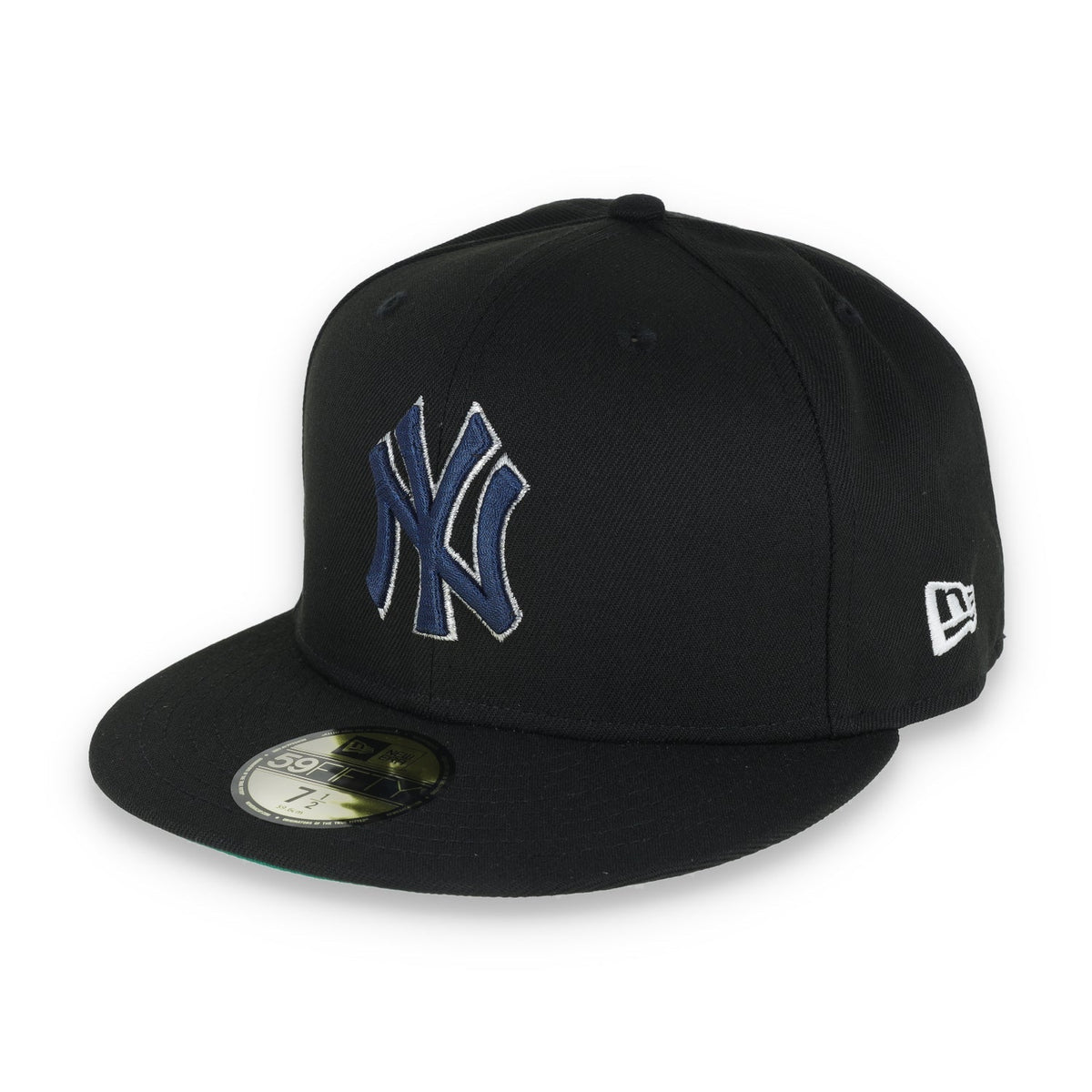 New Era New York Yankees 100th Anniversary Metallic Logo Side Patch 59fifty Fitted-Black