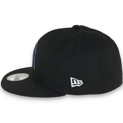 New Era New York Yankees 100th Anniversary Metallic Logo Side Patch 59fifty Fitted-Black