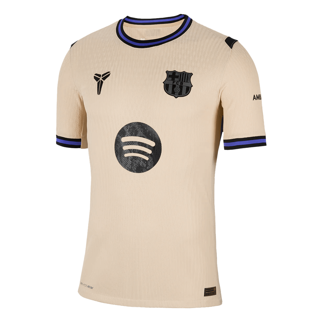 Mens Barcelona Away Jersey 2025/26 - Player Version (Slim Fit)