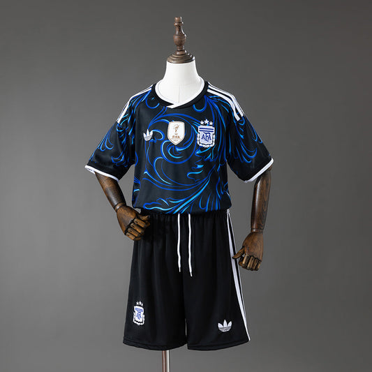 Kids Argentina Away Jersey 2026 World Cup Football Kit Soccer Shirt