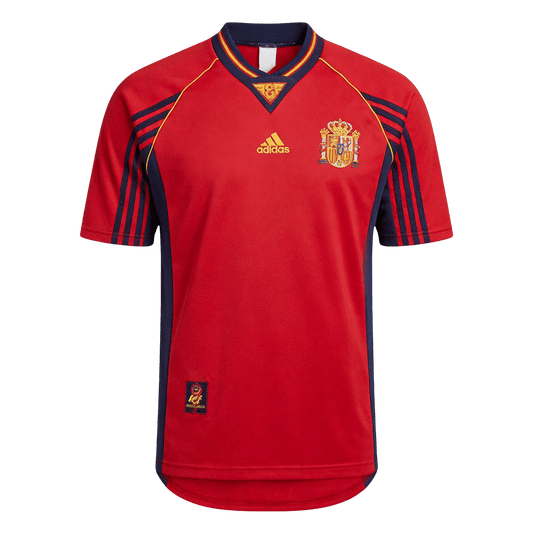 Retro 1998 Mens Spain Home Jersey