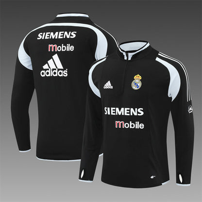 Retro Real Madrid Training Tracksuits 2004-05 Football Kit Soccer Jersey