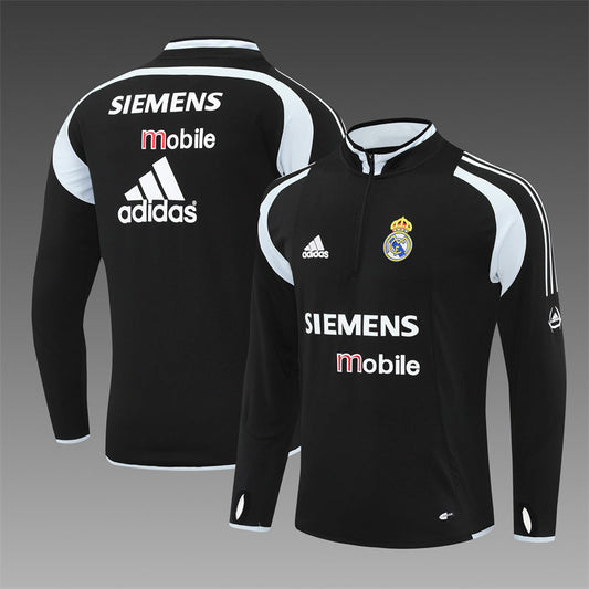 Retro Real Madrid Training Tracksuits 2004-05 Football Kit Soccer Jersey