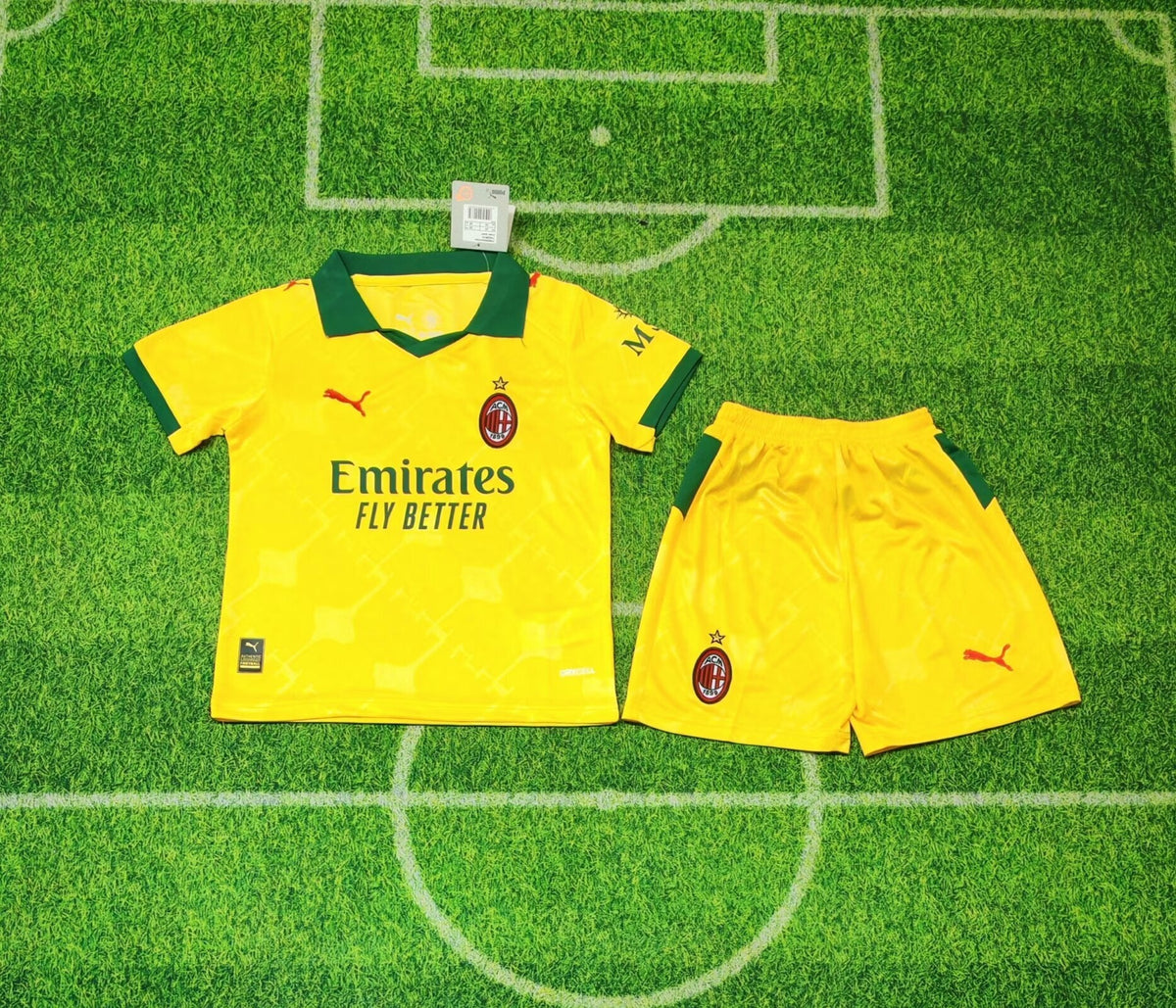 Kids AC Milan Jersey 25/26 Third Football Kit Soccer Jersey
